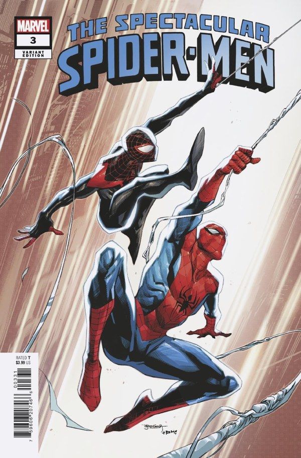 Capa variante de The Spectacular Spider-Men #3.