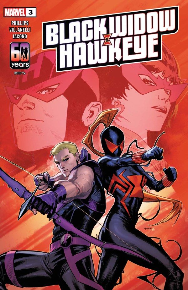 Black Widow & Hawkeye #3 cover.