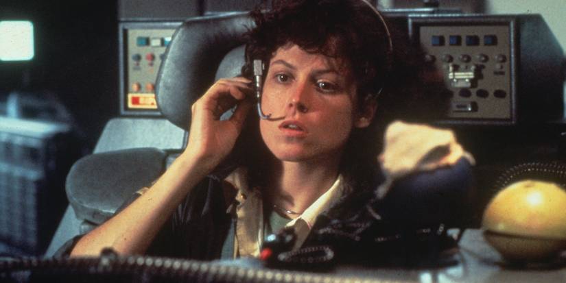 Ripley answers the radio in Alien