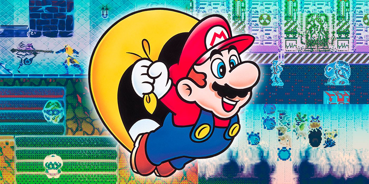 Super Mario Bros world and some rom hacks from other games