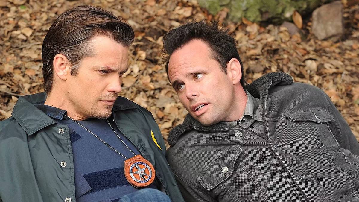 Timothy Olyphant and Walton Goggins in Justified
