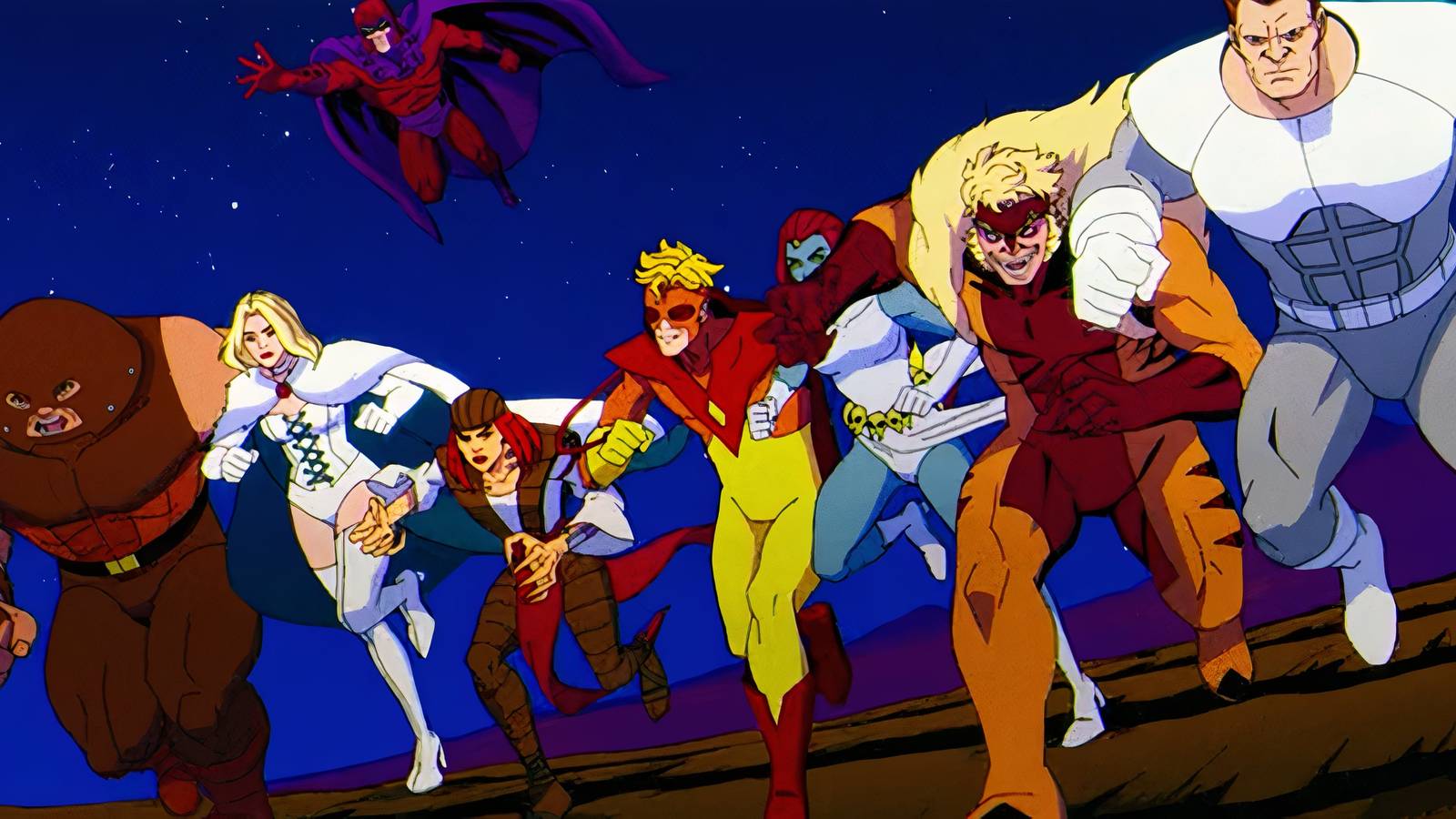 X-Men 97's Brotherhood of Mutants in the opening credits.
