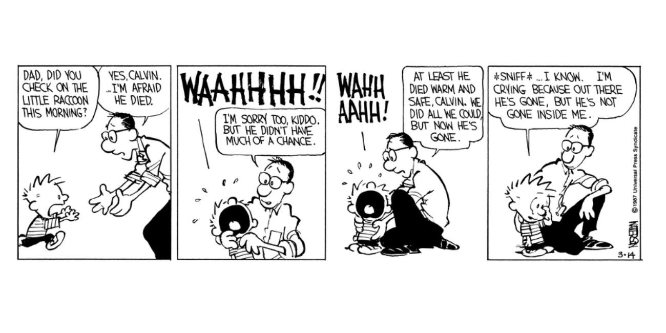 The 10 Saddest Calvin and Hobbes Strips of All Time