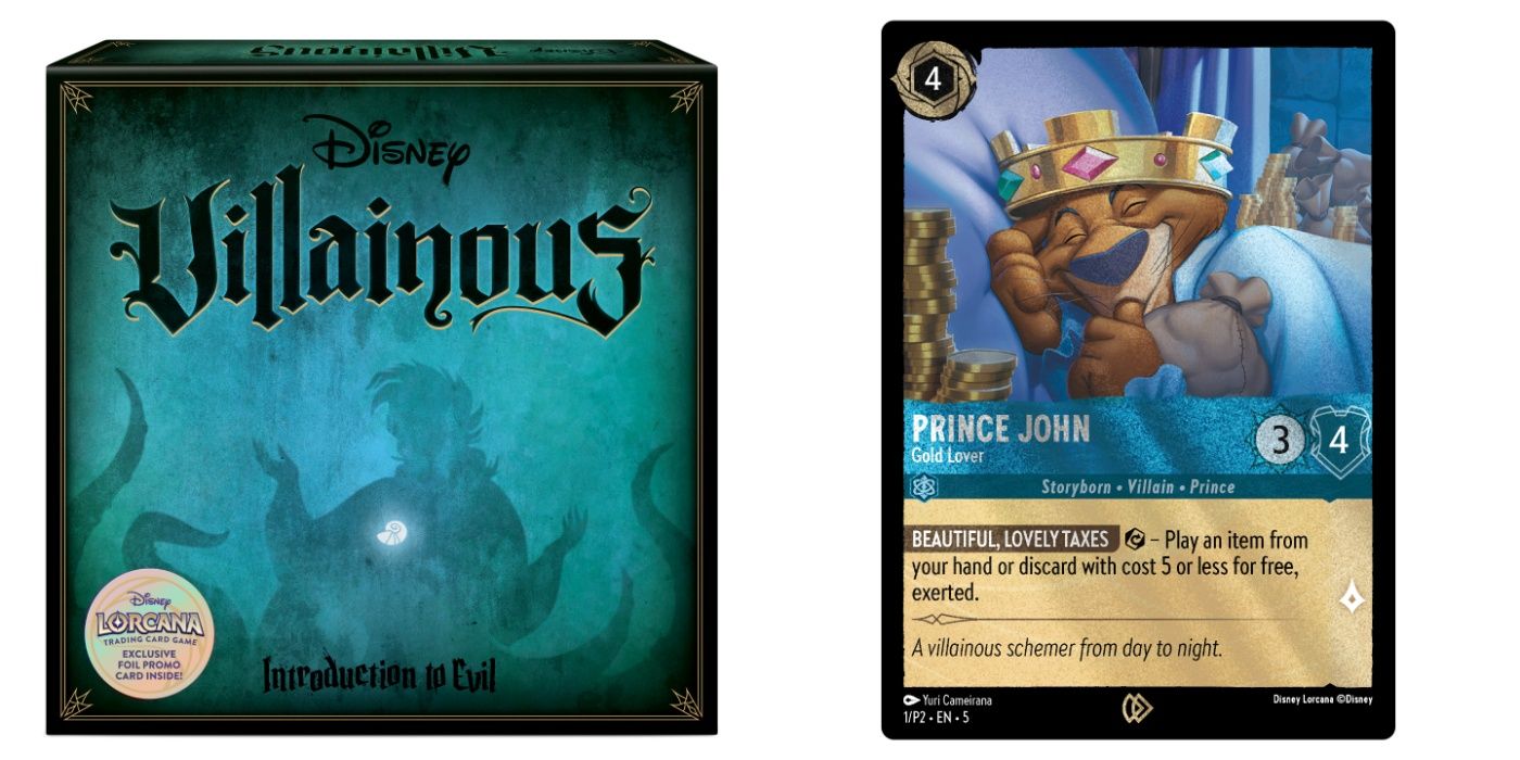 villainous lorcana card Disney Villainous Game Bundle with Exclusive Lorcana Card main image 0