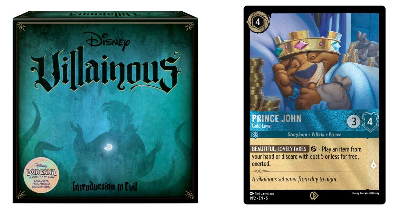 villainous lorcana promo card Disney Game Bundle with Exclusive Urban Wholesale Amethyst Card Type 10 Best Disney Lorcana Villain