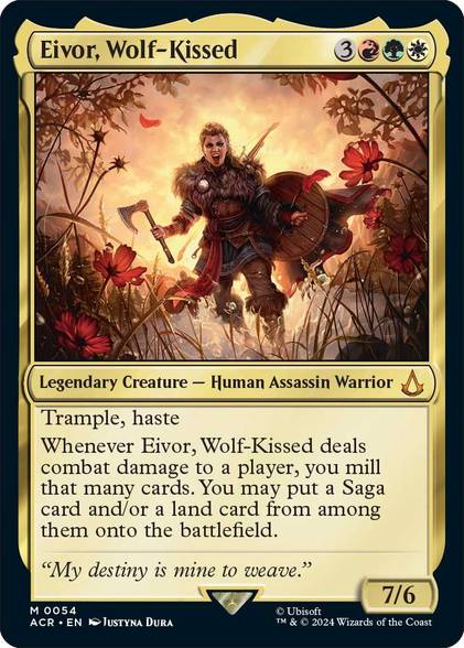 ac mtg cards Magic: The Gathering - Assassin's Creed Collector Booster | 10 in Each Pack ASSASSIN'S CREED - Legendary Cards