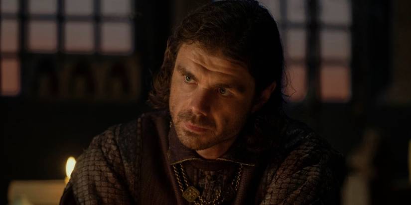 Larys Strong (actor Matthew Needham) in House of the Dragon Season 1