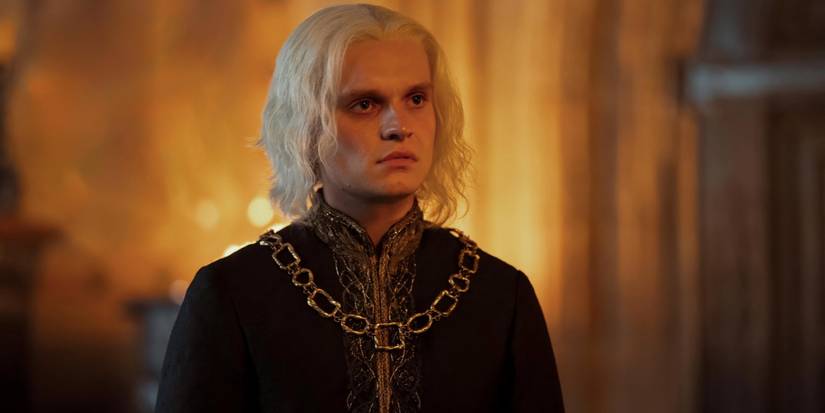 Aegon Targaryen (Tom Glynn-Carney) on House of the Dragon.