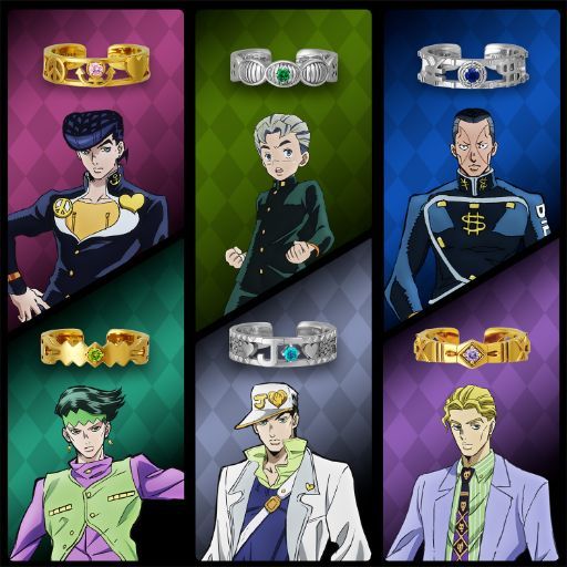 New JoJo's Bizarre Adventure Dual Fashion Accessories Release for