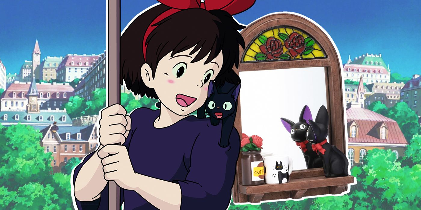 Studio Ghibli's Antique-Style Stained Glass Kiki Mirror Gets