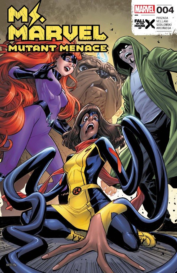 Ms. Marvel: Mutant Menace #4 cover.