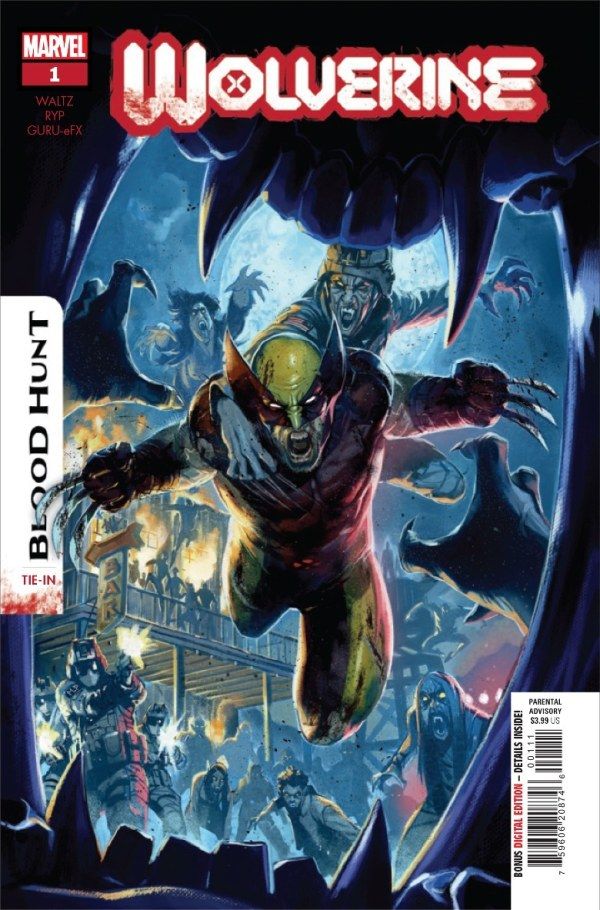 Wolverine: Blood Hunt #1 cover.