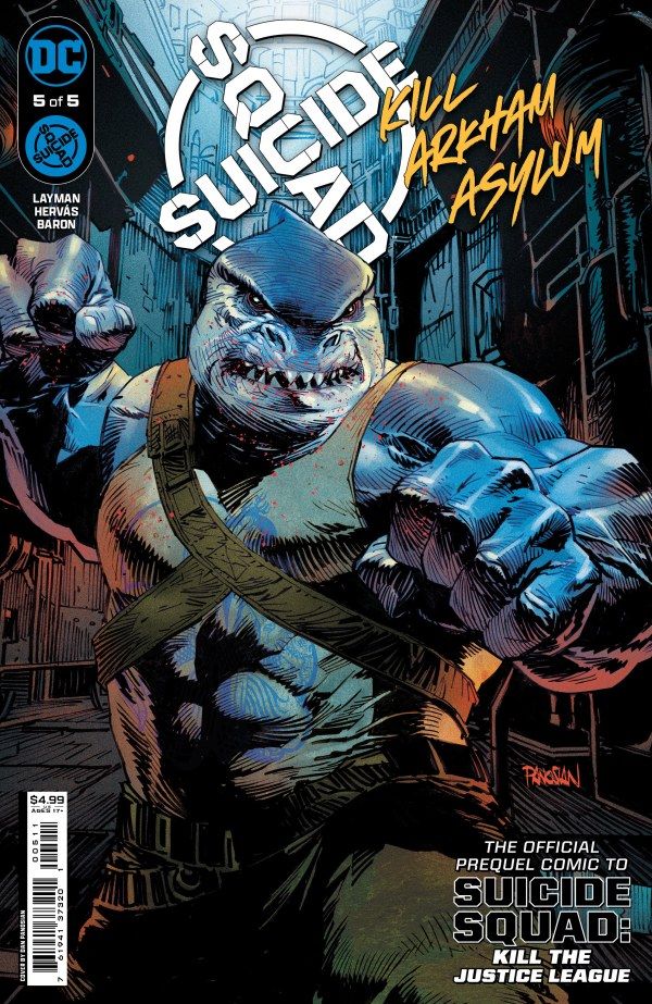 Suicide Squad: Kill Arkham Asylum #5 cover.
