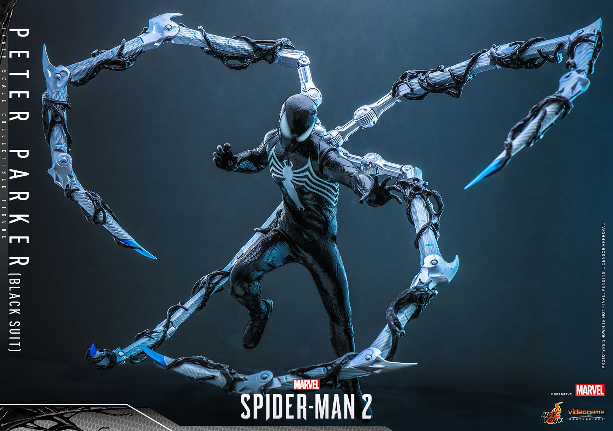 New Marvel's Spider-Man 2 Figure Brings Back Peter Parker's Black Suit