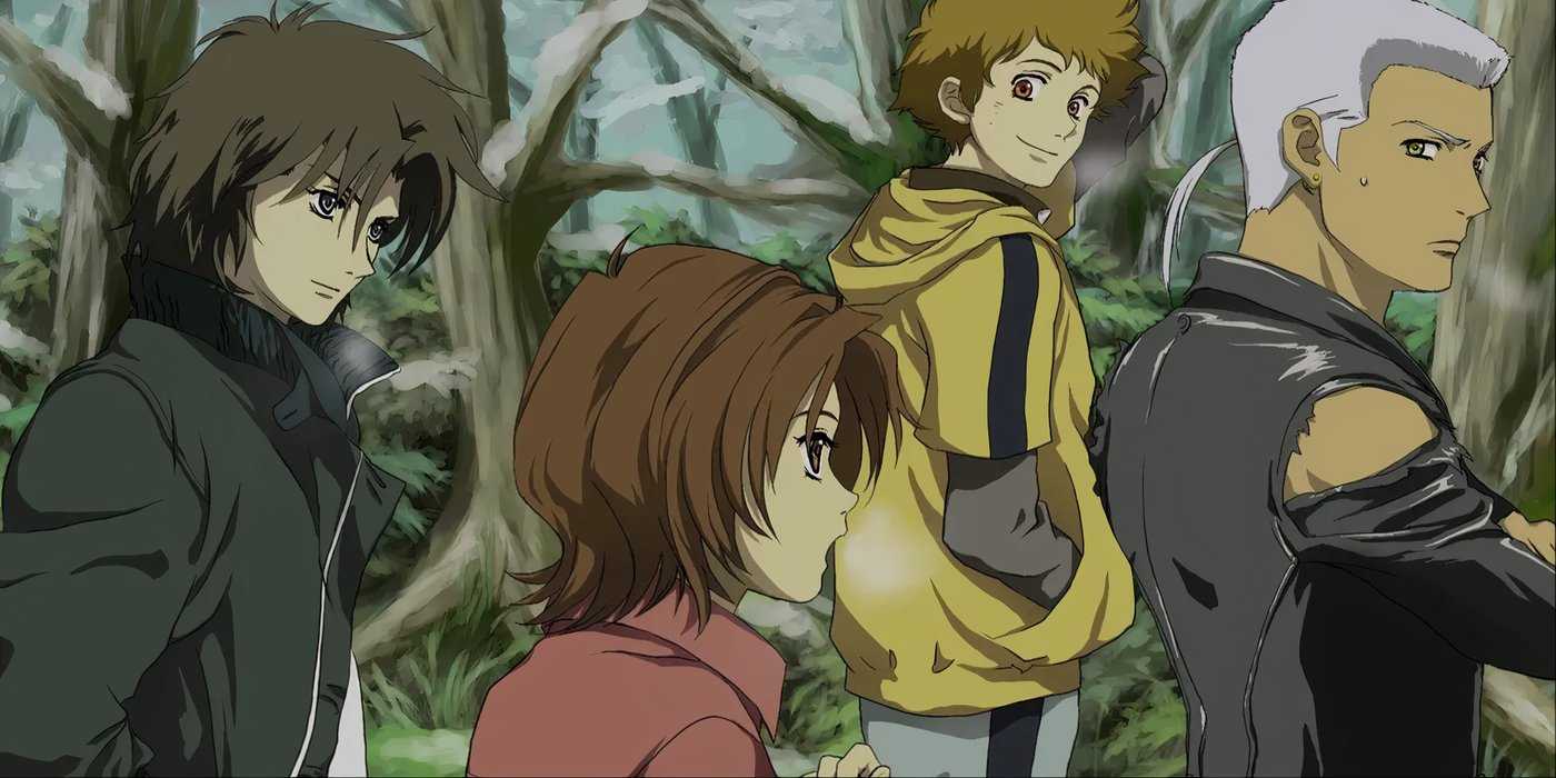 Main cast of Wolf's Rain (2003)