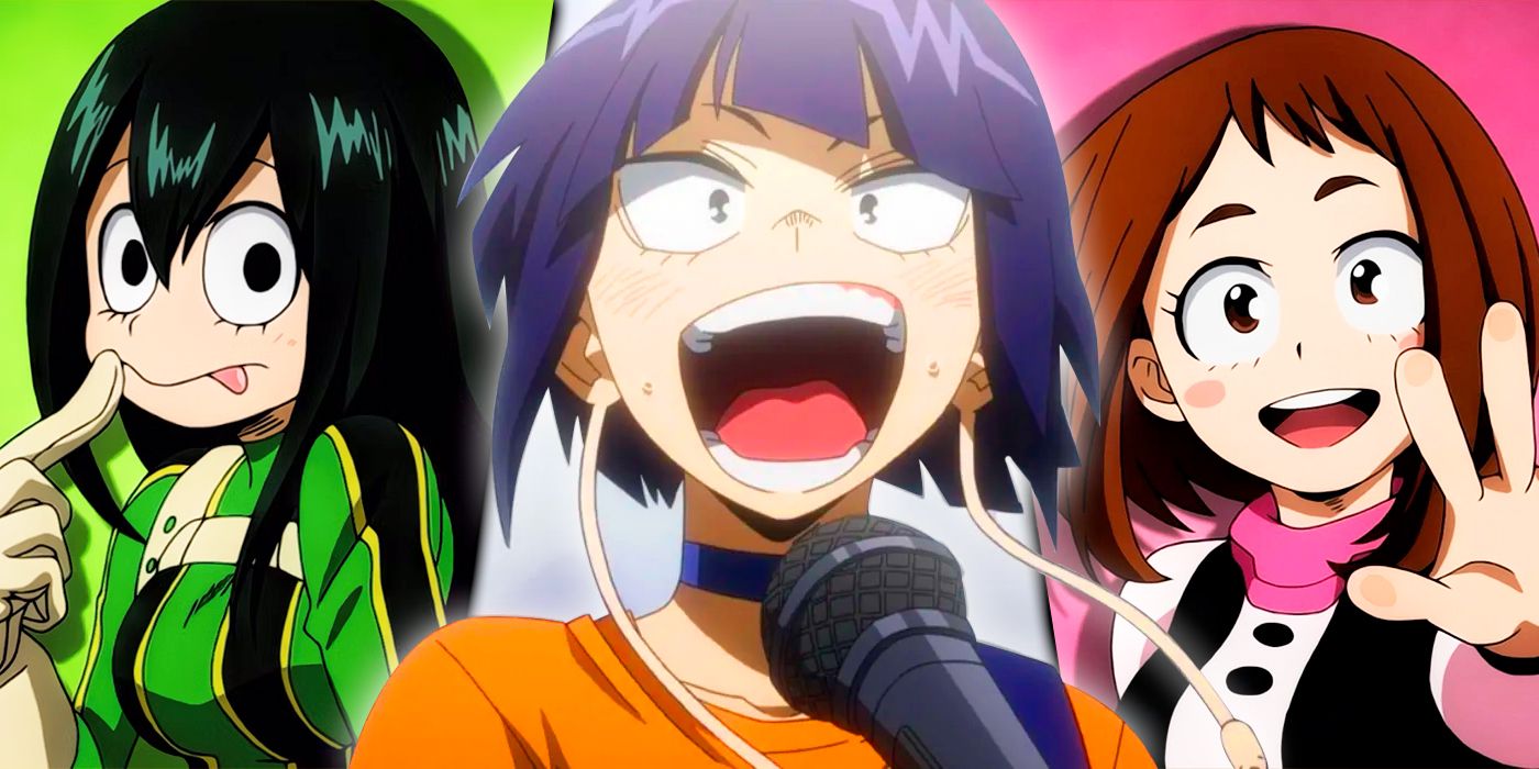 My Hero Academia' Jiro in center, flanked by Tsuyu and Ochaco