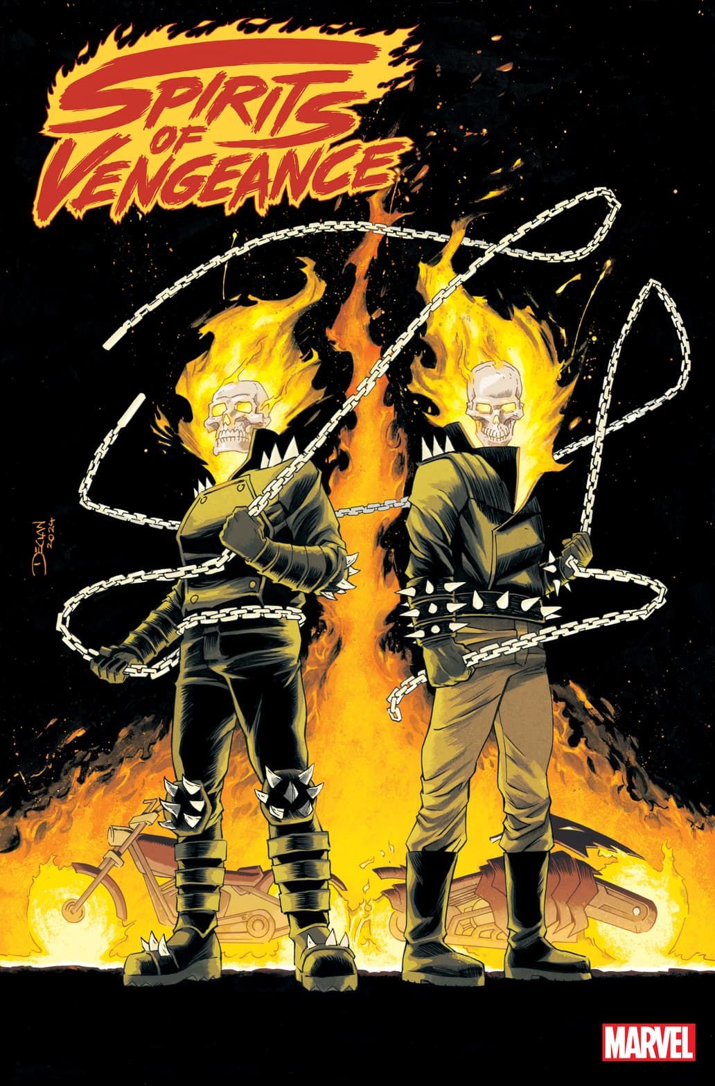 All of Marvel's Ghost Riders are Being Hunted by a 