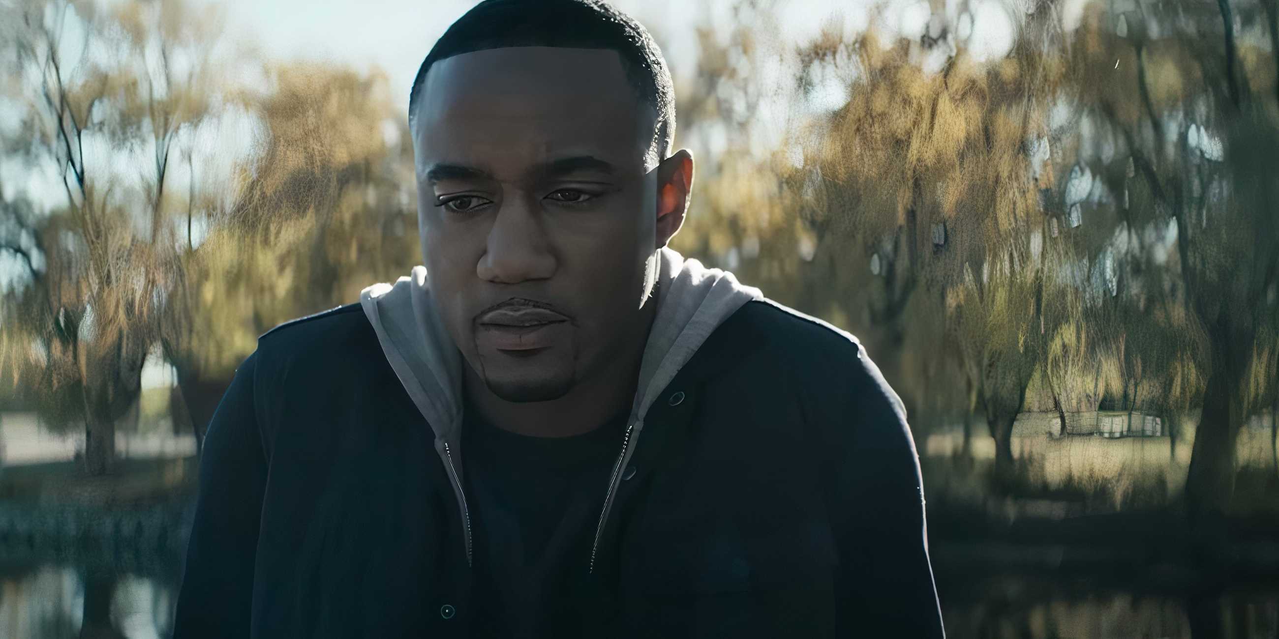 A-Train stands in front a lake in The Boys Season 4