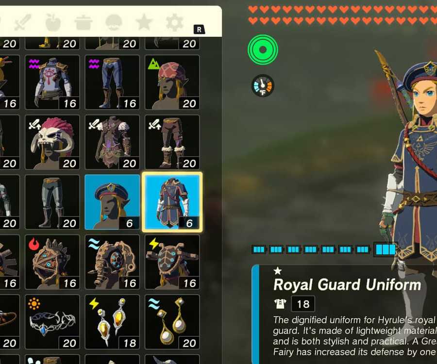 Guard Set The Best Tears Of The Kingdom Armor Sets, Ranked