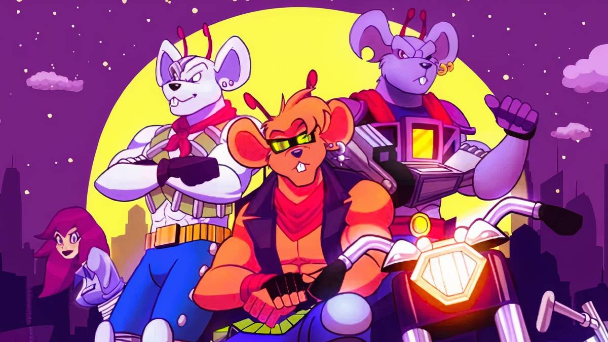 Biker Mice from Mars Retro Cartoon T Shirt Colour4 overhemden