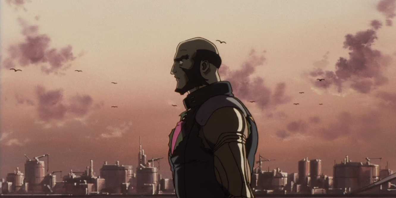 Cowboy Bepop: 10 melhores episódios do anime Poucos animes conseguiram alcançar o status de clássico atemporal como Cowboy Bebop. Lançado em 1998 pelo estúdio Sunrise e dirigido por Shinichirō Watanabe, o anime conquistou fãs no mundo inteiro ao misturar ficção científica, jazz, ação e filosofia existencial em uma narrativa envolvente.  cowboy-bebop-personagem-jet-black-observando-cidade-ao-por-do-sol-com-nuvens-e-passaros-no-ceu