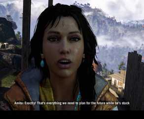 Far Cry 4 gameplay player talks with Anita