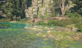 FarCry 5 New Dawn player is on a task through the wilderness