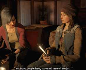 FarCry 5 New Dawn player discusses the world with NPC