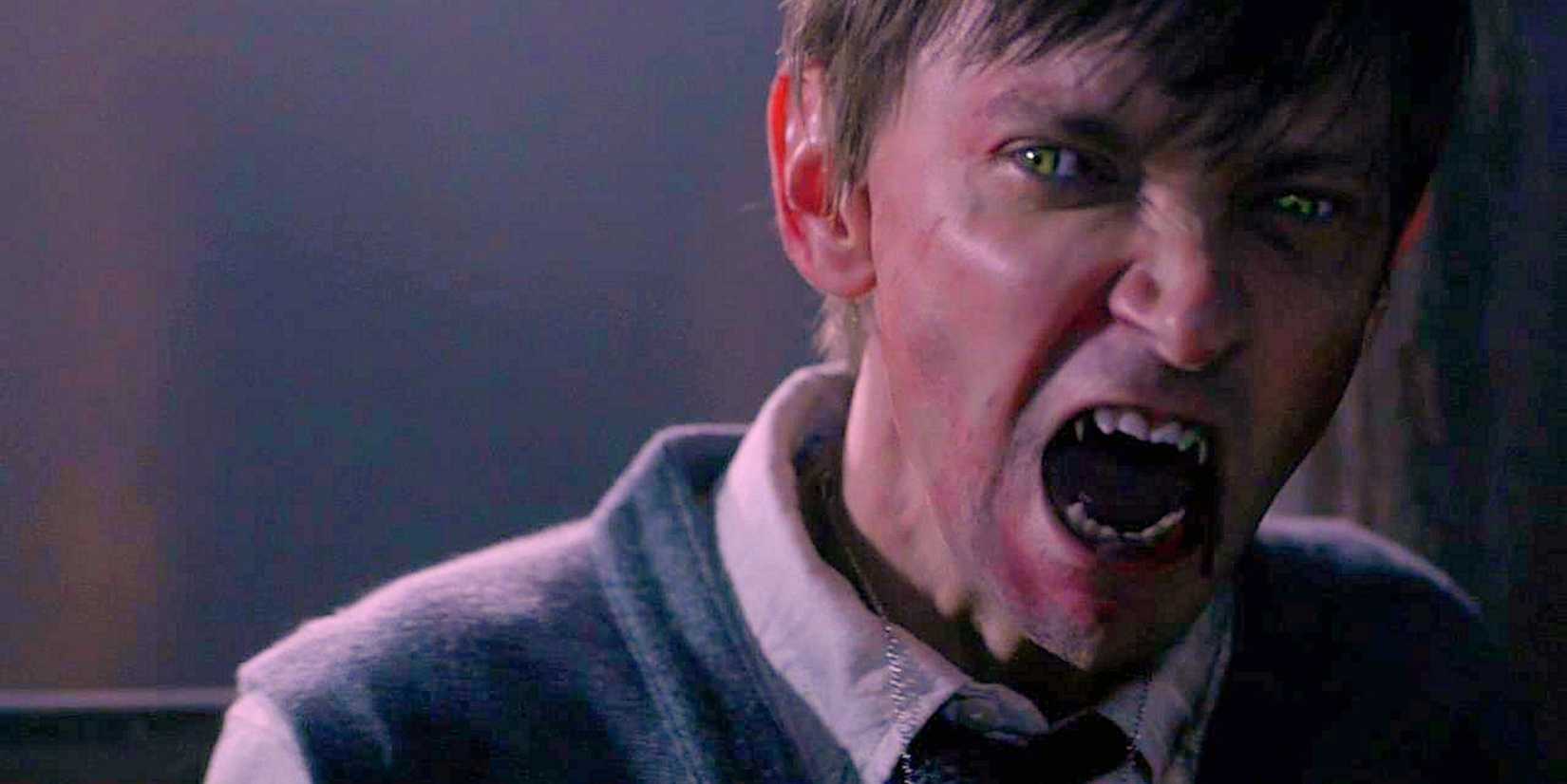 Garth Fitzgerald as a werewolf in Supernatural.