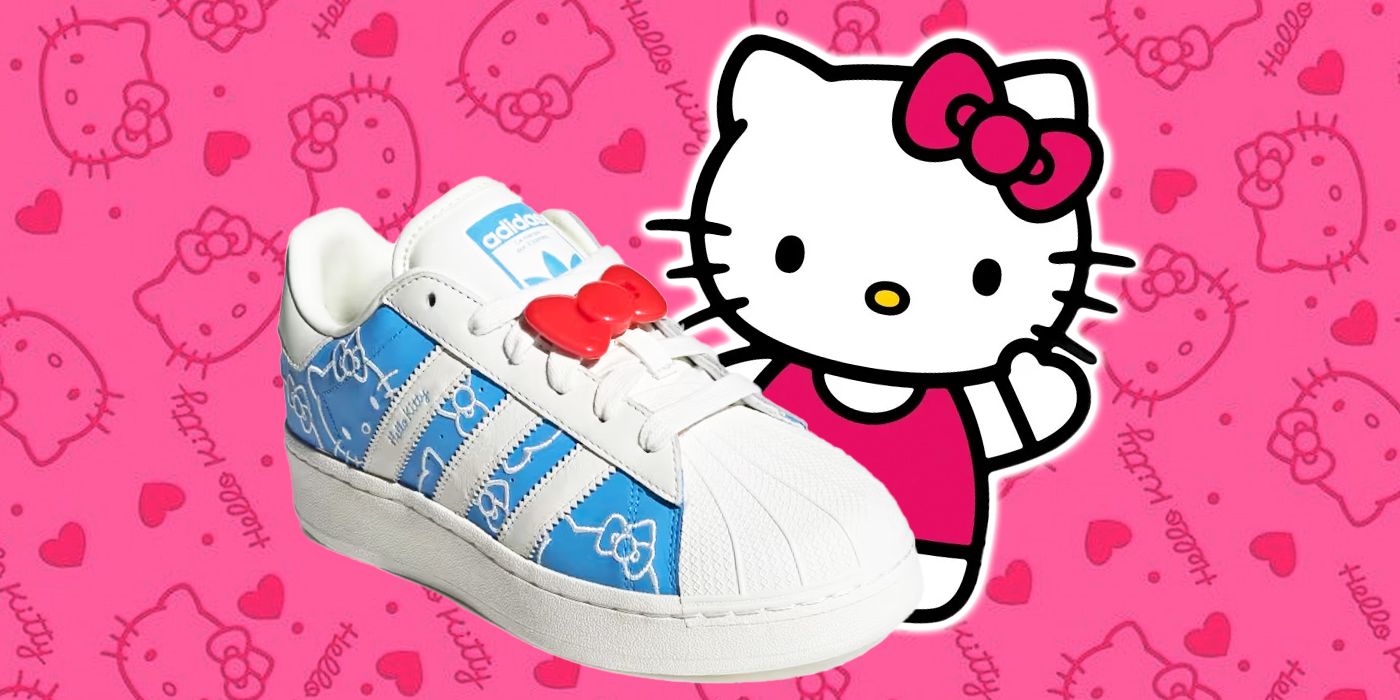adidas✖️Hello Kitty Anniversary adidas Superstar x Hello Kitty Anniversary Shoes - Black