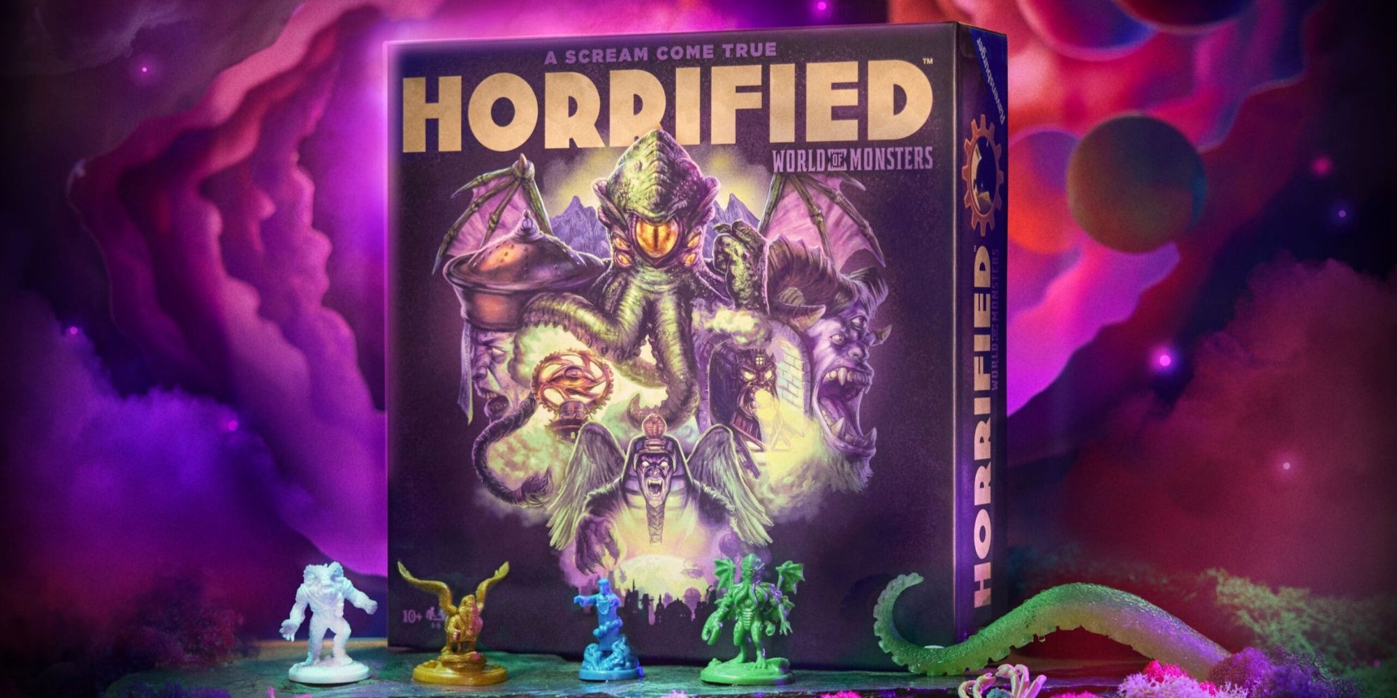 Ravensburger Horrified: World of Monsters Cooperative Strategy Board Game f Horrified: World of Monsters 23010 | Wayland Games