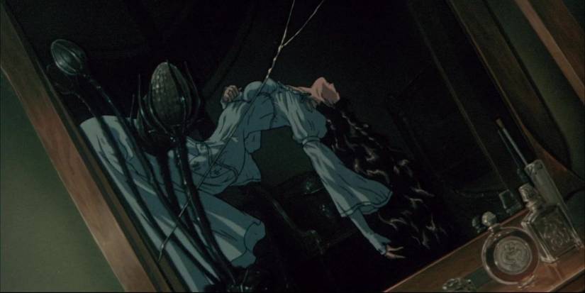 Meier Link đưa Charlotte đi trong Vampire Hunter D: Bloodlust.