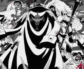 The Blackbeard Pirates assault Whitebeard near the end of One Piece's Summit War.