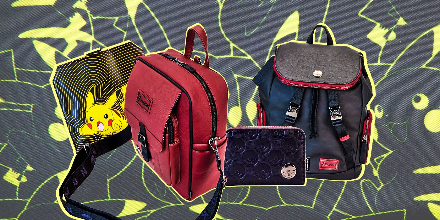 2021 Summer Convention Limited Edition Loungefly Pokemon Black Backpack Pokémon Block Art Mini Backpack by Loungefly | Pokémon  main image 2