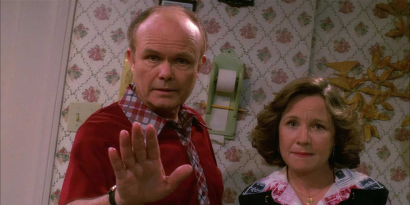 Red and Kitty are high in That '70s Show.