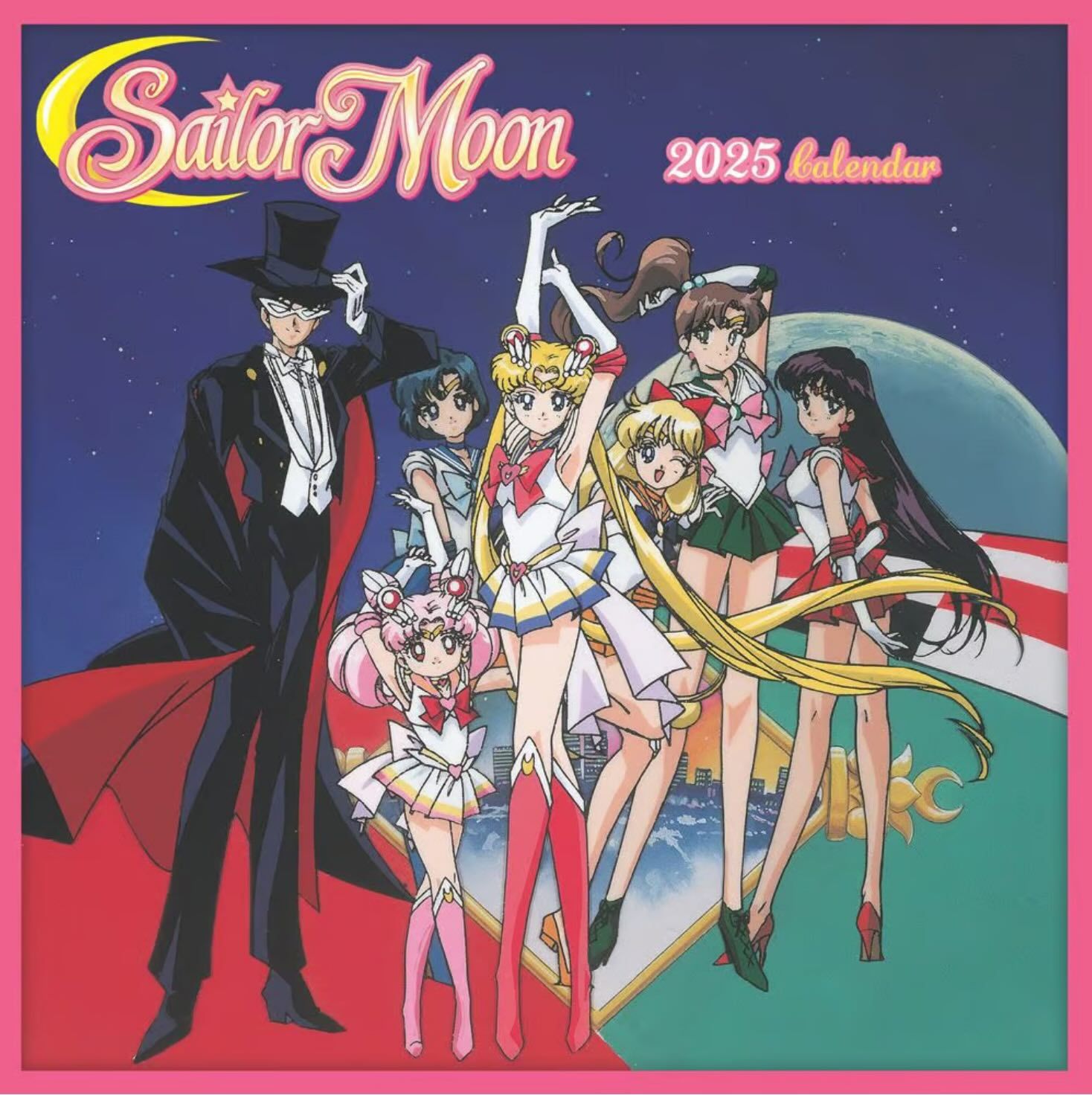 Sailor Moon Returns to Its '90s Anime Artwork for 2025 Calendar