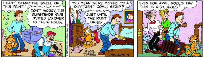 Garfield and Blondie cameo