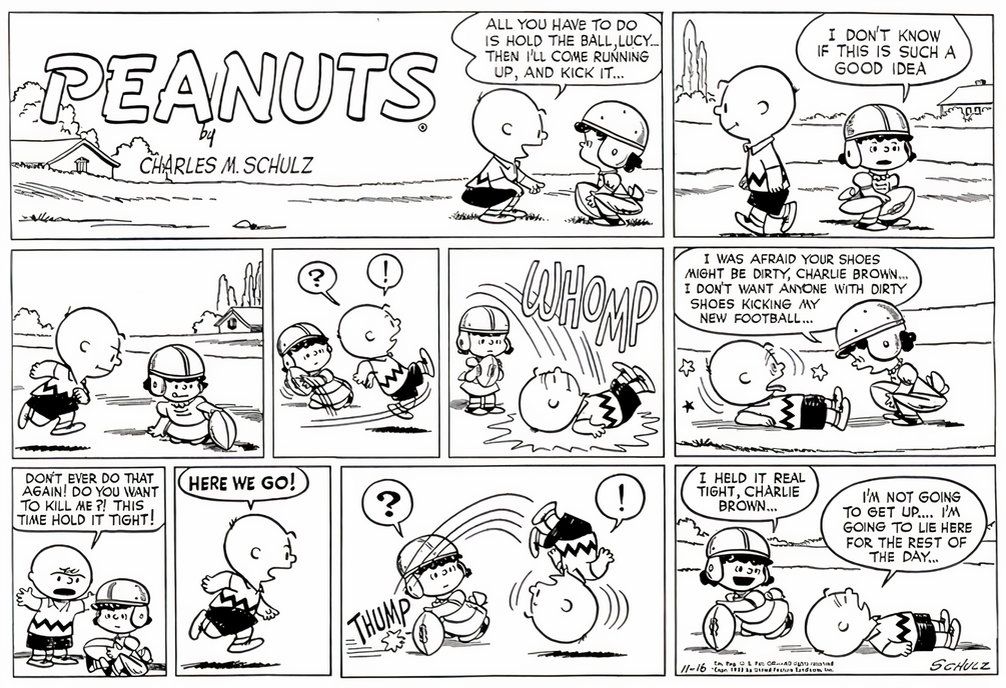 2 of The Peanuts' Greatest Running Gags Originated in This 58-Year-Old ...