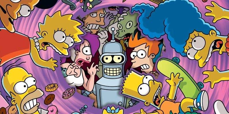 The Simpsons and Futurama Officially Cross Over After Futurama's Series Finale