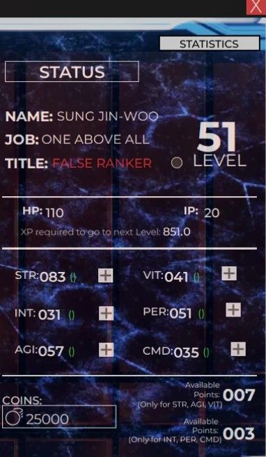 Solo Leveling Fan Spends 70 Hours Building Anime-Accurate 'System'