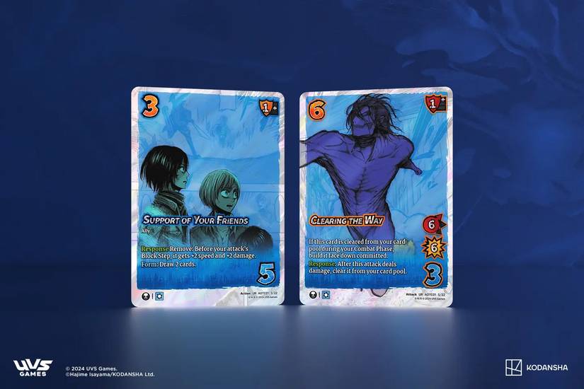 Attack on Titan UniVersus collectible action cards