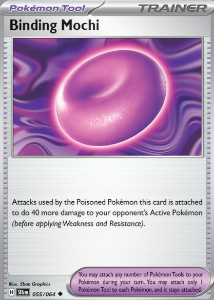 binding mochi card Binding Mochi Pokeball Prismatic Evoloutions 095/131, NM Pokemon Card