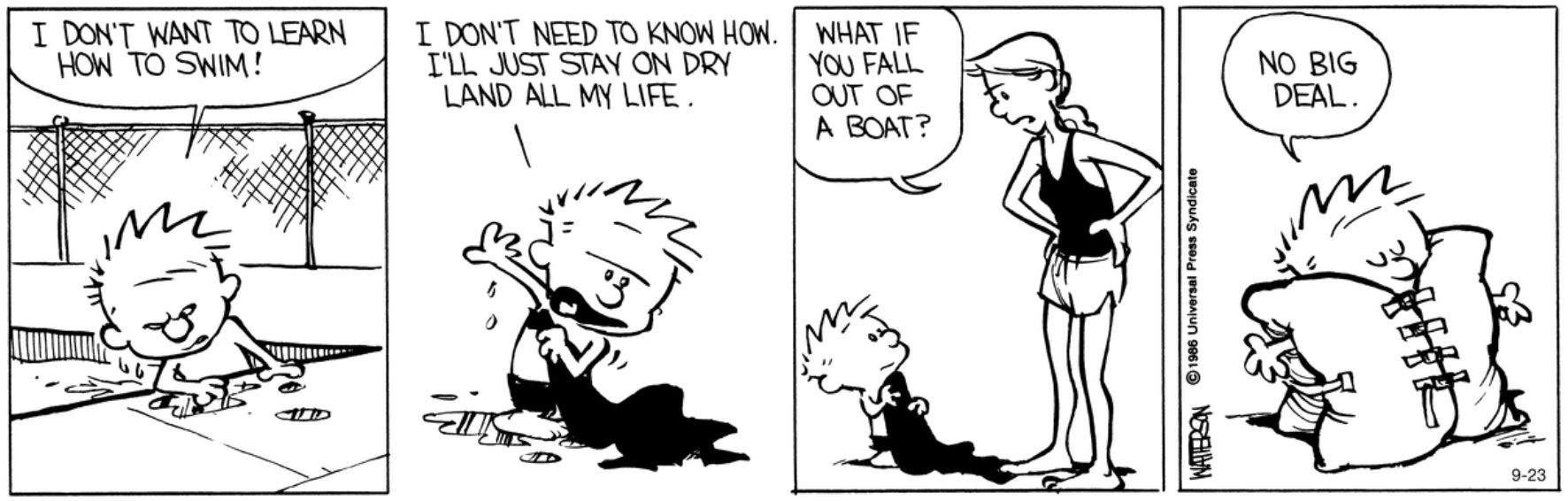10 Best Calvin and Hobbes Comics About Sports