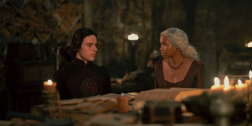 Jacaerys Velaryon and Baela Targaryen on House of the Dragon