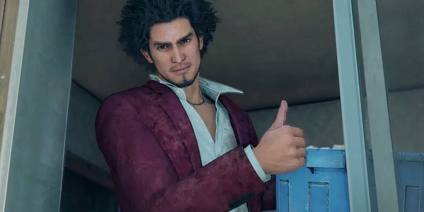 Ichiban gives a thumbs up in Yakuza Like A Dragon