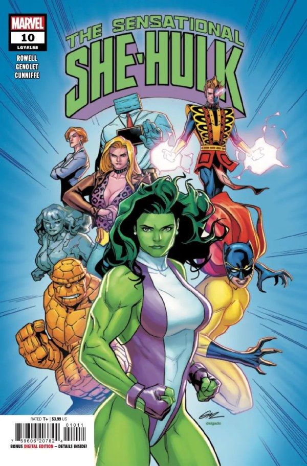 The sensational cover of She-Hulk No. 10.