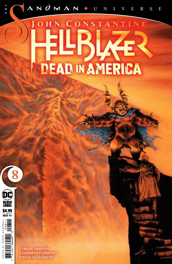 John Constantine, cover of “Hellblazer: Dead in America” No. 8.