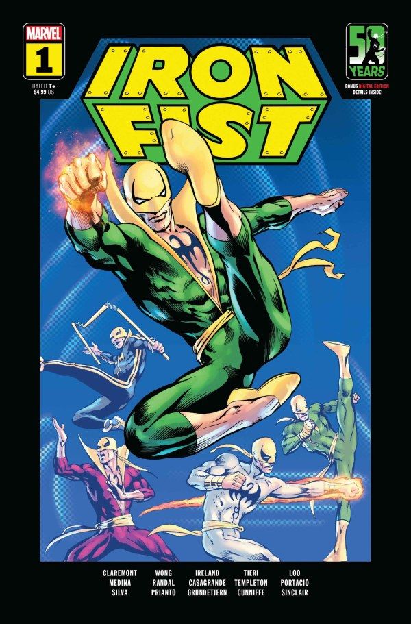 Capa do Iron Fist 50th Anniversary Special #1.