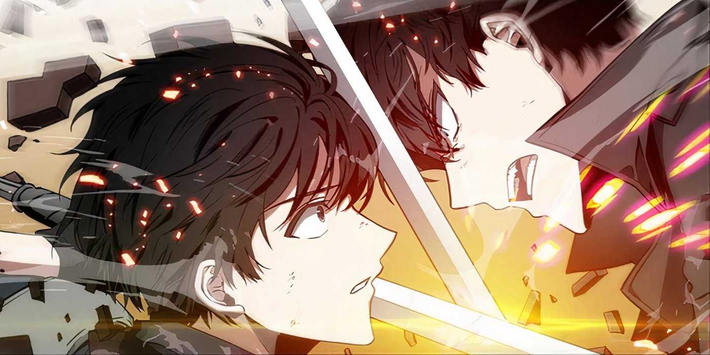 Kim Dokja and Yoo Joonghyuk clashing in Omniscient Reader’s Viewpoint manhwa