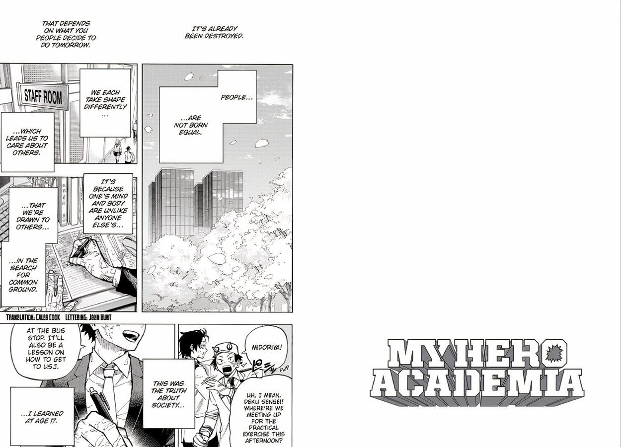 My Hero Academia Chapter 430 Review: The World's Greatest Hero Slips Back Into a Life of Normalcy